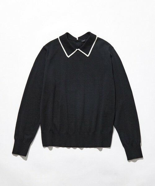 23区 / ニジュウサンク ニット・セーター | 【洗える】ウーステッドウール ポロニット | 詳細19