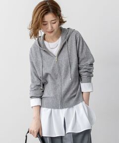 23区 ジップパーカー　38サイズ 新品　未着用 23区 「23区」 ジップアップパーカー 38 ホワイト レディース