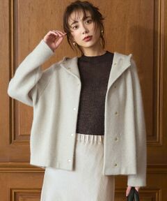 咲村です。ノーノーイエスの素敵なブルゾンです！レディース　本革　ベージュ ◇ミラノリブロング羽織り（0772273901） | human