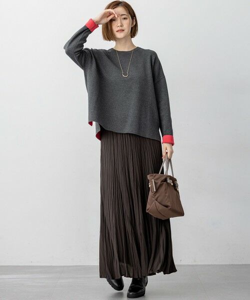 23区 / ニジュウサンク ニット・セーター | 【洗える】ダブルフェイス プルオーバー ニット | 詳細11