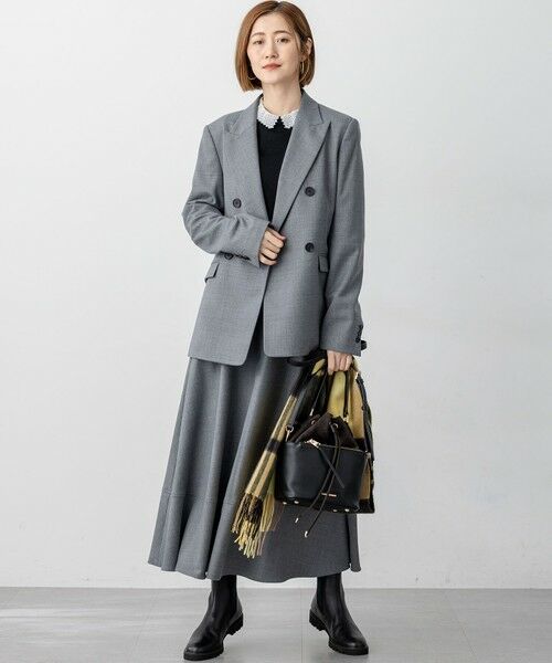 23区 / ニジュウサンク ニット・セーター | 【VERY・CLASSY.掲載/洗える】エンブロイダリー ジオメトリックレースコンビ ニット | 詳細16