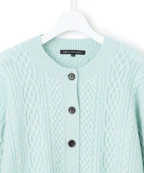 23区 / ニジュウサンク カーディガン・ボレロ | 【洗える】カシミヤブレンド ケーブルニットカーディガン | 詳細21
