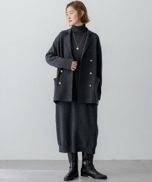 23区 / ニジュウサンク テーラードジャケット | 【見上愛さん着用/Oggi掲載】カシミヤブレンド ニット ジャケット | 詳細20