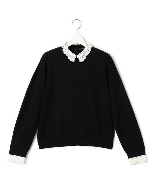 23区 / ニジュウサンク ニット・セーター | 【洗える】エンブロイダリー フラワーレースコンビ ニット | 詳細13