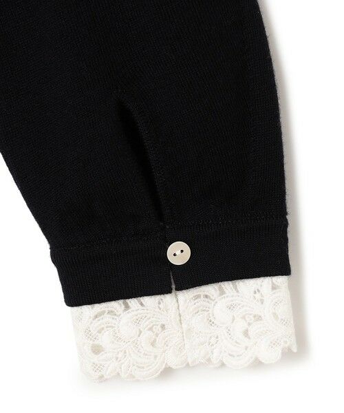 23区 / ニジュウサンク ニット・セーター | 【洗える】エンブロイダリー フラワーレースコンビ ニット | 詳細16