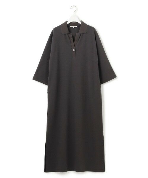 23区 / ニジュウサンク ロング・マキシ丈ワンピース | 【SLOW/一部店舗限定】ライトダンボール スキッパー ワンピース | 詳細2