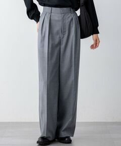 23区 / ニジュウサンク その他パンツ | 【セットアップ対応】TWサキソニー タックワイド パンツ