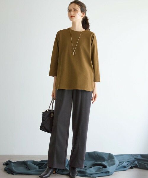 23区 / ニジュウサンク その他パンツ | 【SLOW/一部店舗限定】コットンライクテリー イージー パンツ | 詳細5