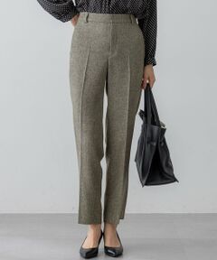 23区 / ニジュウサンク その他パンツ | 【洗える/セットアップ対応】ウールライクカルゼ テーパード パンツ
