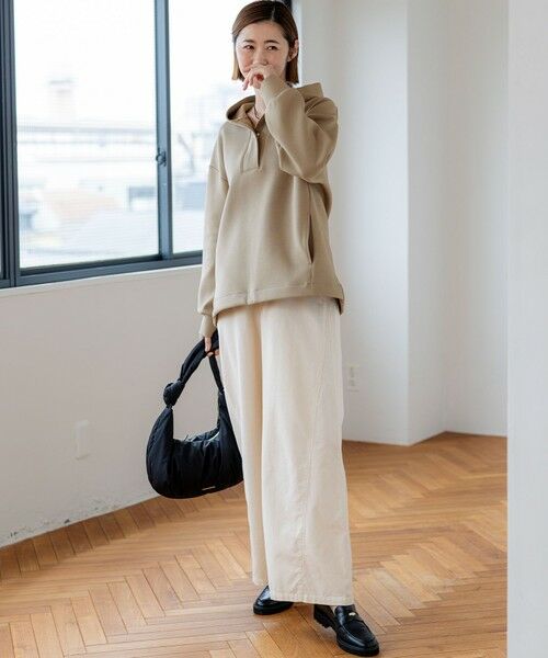 23区 / ニジュウサンク その他パンツ | 【滝沢眞規子さん着用/洗える】コットン コーデュロイ ワイド パンツ | 詳細7