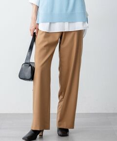 23区 / ニジュウサンク その他パンツ | 【洗える】ナチュラルストレッチサキソニー ベイカー ドロスト パンツ