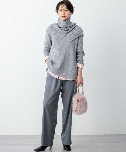 23区 / ニジュウサンク その他パンツ | 【洗える】ナチュラルストレッチサキソニー ベイカー ドロスト パンツ | 詳細17