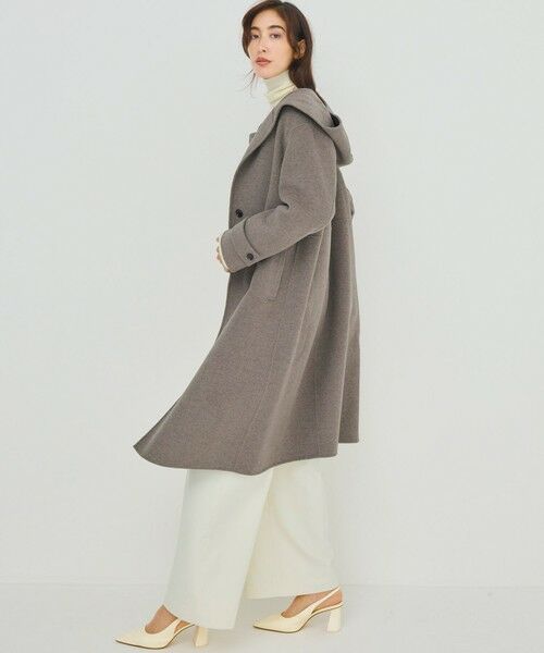 23区 / ニジュウサンク その他パンツ | 【滝沢眞規子さん着用/CanCam11月号掲載】ナチュラルストレッチサキソニー タック ワイド パンツ | 詳細5