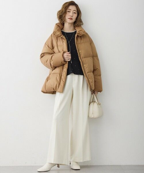 23区 / ニジュウサンク その他パンツ | 【滝沢眞規子さん着用/CanCam11月号掲載】ナチュラルストレッチサキソニー タック ワイド パンツ | 詳細9