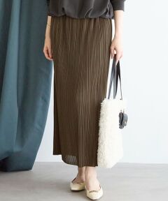23区 / ニジュウサンク ミニ・ひざ丈スカート | 【SLOW/一部店舗限定】トリコットプリーツ Iライン スカート