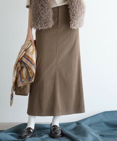 23区 / ニジュウサンク ミニ・ひざ丈スカート | 【SLOW/一部店舗限定】ソフトコーデュロイ マーメイド スカート