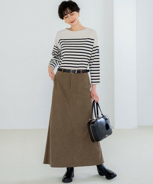 23区 / ニジュウサンク ミニ・ひざ丈スカート | 【SLOW/一部店舗限定】ソフトコーデュロイ マーメイド スカート | 詳細20