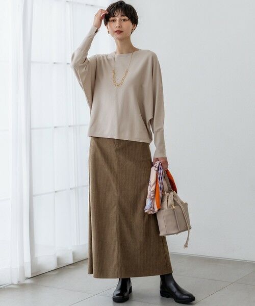 23区 / ニジュウサンク ミニ・ひざ丈スカート | 【SLOW/一部店舗限定】ソフトコーデュロイ マーメイド スカート | 詳細24