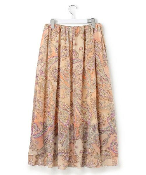 23区 / ニジュウサンク ミニ・ひざ丈スカート | 【洗える】Erica クレープペイズリープリント スカート | 詳細14