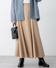 23区 / ニジュウサンク ミニ・ひざ丈スカート | 【洗える】ストレッチタイプライター フレア スカート