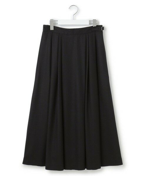 23区 / ニジュウサンク ミニ・ひざ丈スカート | 【洗える】ウールミルドジャージー タック スカート | 詳細10