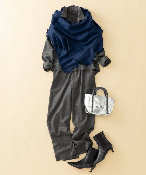 23区 / ニジュウサンク マフラー・ショール・スヌード・ストール | 【LEE掲載】ピュアカシミヤ フリンジ ストール | 詳細28