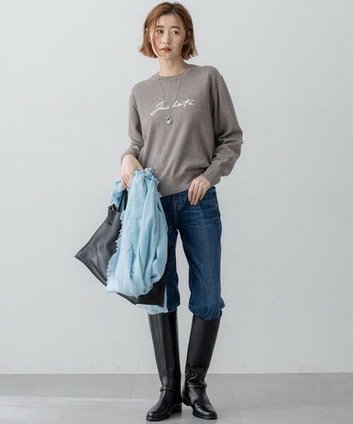 23区 / ニジュウサンク マフラー・ショール・スヌード・ストール | 【LEE掲載】ピュアカシミヤ フリンジ ストール | 詳細30