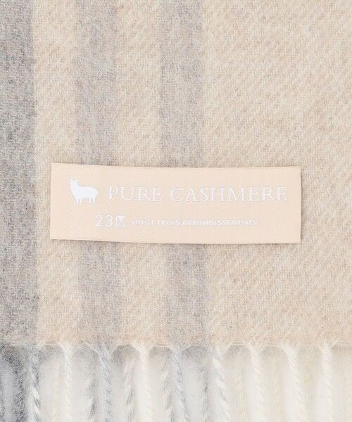 23区 / ニジュウサンク マフラー・ショール・スヌード・ストール | カシミヤ チェック マフラー | 詳細8