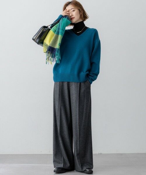 23区 / ニジュウサンク マフラー・ショール・スヌード・ストール | カシミヤ チェック マフラー | 詳細23