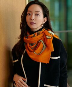 23区 / ニジュウサンク マフラー・ショール・スヌード・ストール | 【WEB&一部店舗限定】ウールカシミヤ デザイン ストール