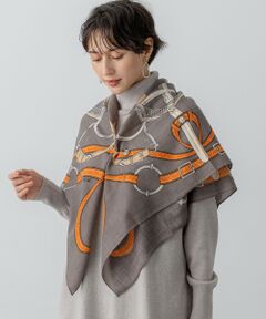 23区 / ニジュウサンク マフラー・ショール・スヌード・ストール | 【WEB&一部店舗限定】ウールカシミヤ デザイン ストール