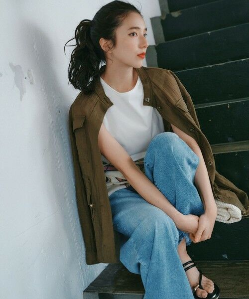 23区 / ニジュウサンク マフラー・ショール・スヌード・ストール | 【WEB&一部店舗限定】ウールカシミヤ デザイン ストール | 詳細4