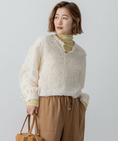 23区 / ニジュウサンク シャツ・ブラウス | 【洗える】シアーカットジャカード ブラウス