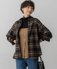 23区 / ニジュウサンク シャツ・ブラウス | 【洗える】ブラッシュド ビエラチェック シャツ