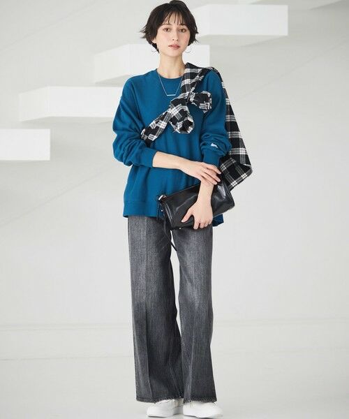 23区 / ニジュウサンク シャツ・ブラウス | 【洗える】ブラッシュド ビエラチェック シャツ | 詳細8