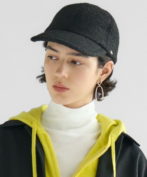 23区/ニジュウサンク プードルボア キャップ ブラック系 F 23区/ニジュウサンク プードルボア キャップ ブラック系 F