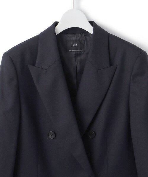 23区 / ニジュウサンク テーラードジャケット | 【セットアップ対応】TWサキソニー ダブル ジャケット | 詳細9