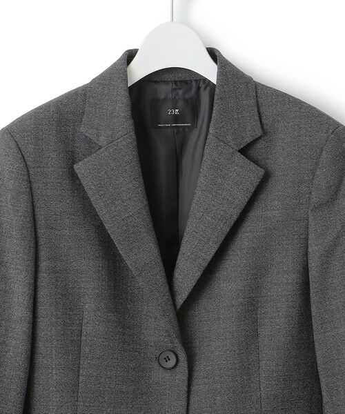 23区 / ニジュウサンク テーラードジャケット | 【セットアップ対応】TWサキソニー シングル ジャケット | 詳細14