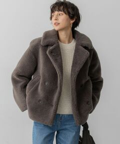 23区 / ニジュウサンク その他アウター | 【CanCam11月号掲載】ECOPELテディボア ダブルフロント アウター