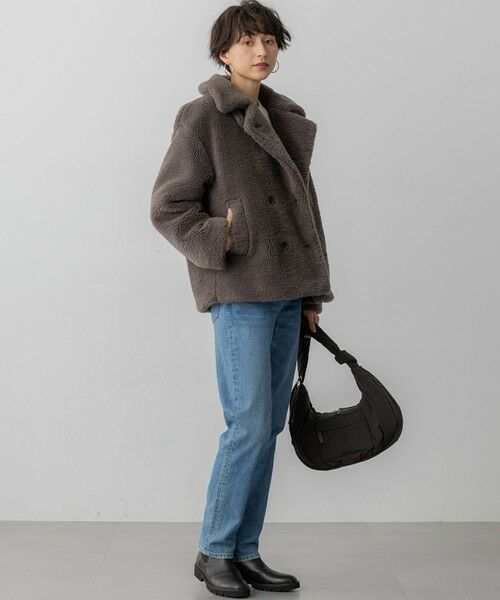 23区 / ニジュウサンク その他アウター | 【CanCam11月号掲載】ECOPELテディボア ダブルフロント アウター | 詳細2