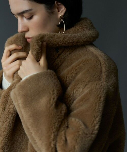 23区 / ニジュウサンク その他アウター | 【CanCam11月号掲載】ECOPELテディボア ダブルフロント アウター | 詳細15