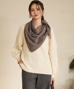 23区 / ニジュウサンク ニット・セーター | 【SLOW/一部店舗限定】ケーブル 袖デザイン ニット