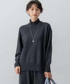 23区 / ニジュウサンク ニット・セーター | 【見上愛さんコラボカラー/Oggi掲載】カシミヤブレンド ハイネック ニット