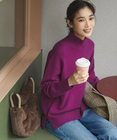 23区 / ニジュウサンク ニット・セーター | 【見上愛さんコラボカラー/Oggi掲載】カシミヤブレンド ハイネック ニット