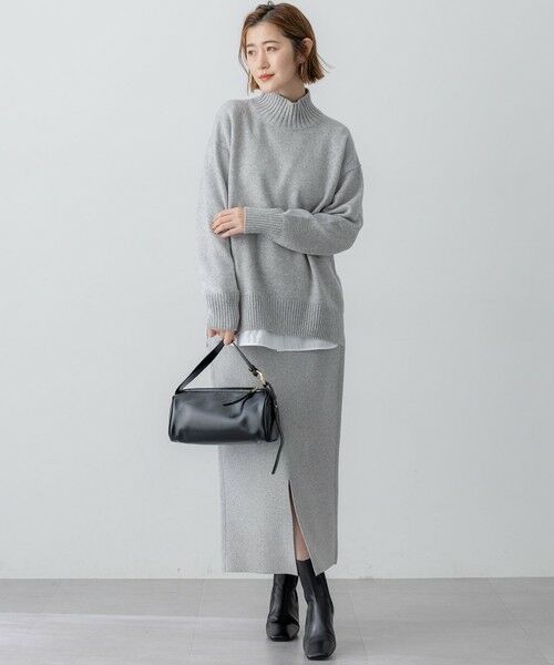 23区 / ニジュウサンク ニット・セーター | 【見上愛さんコラボカラー/Oggi掲載】カシミヤブレンド ハイネック ニット | 詳細4