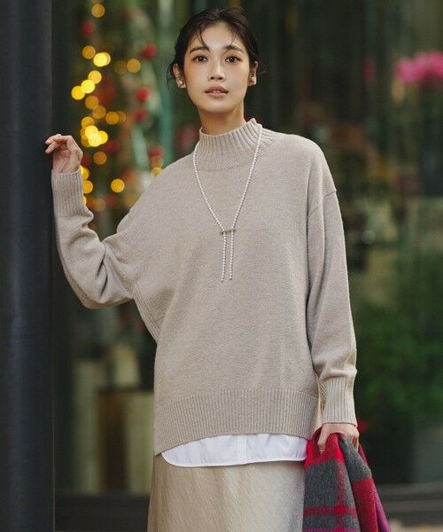 23区 / ニジュウサンク ニット・セーター | 【見上愛さんコラボカラー/Oggi掲載】カシミヤブレンド ハイネック ニット | 詳細9