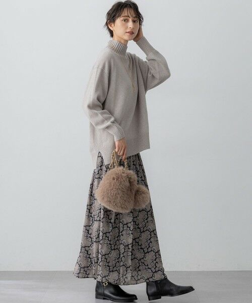 23区 / ニジュウサンク ニット・セーター | 【見上愛さんコラボカラー/Oggi掲載】カシミヤブレンド ハイネック ニット | 詳細12