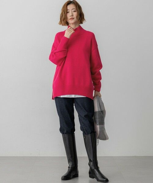 23区 / ニジュウサンク ニット・セーター | 【見上愛さんコラボカラー/Oggi掲載】カシミヤブレンド ハイネック ニット | 詳細23