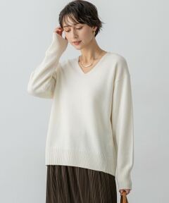 23区 / ニジュウサンク ニット・セーター | 【見上愛さんコラボカラー/VERY掲載】カシミヤブレンド Vネック ニット
