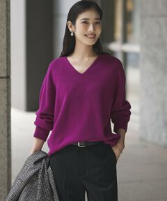 23区 / ニジュウサンク ニット・セーター | 【見上愛さんコラボカラー/VERY掲載】カシミヤブレンド Vネック ニット
